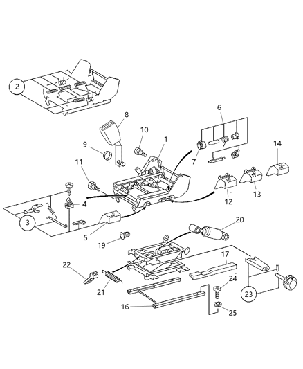 2003 Dodge Sprinter 3500 Bolt Pivot Diagram for 5133219AA