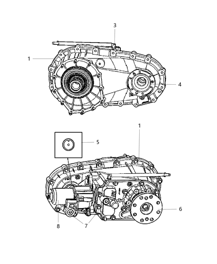 Transfer Case Diagram for R5037747AC