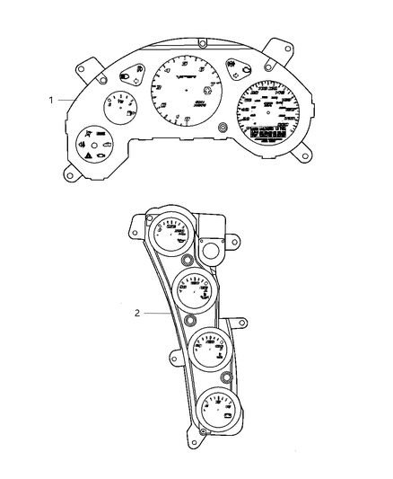 Gauge Packing Diagram for 5029637AA