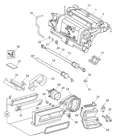 Control Electronic Diagram for 5104477AA
