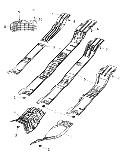 2015 Ram 2500 Shield Heat Diagram for 68161502AC