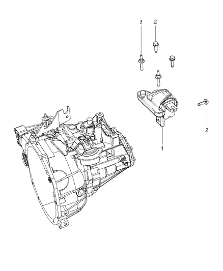 1989 Dodge D250 Bushing Isolator Diagram for 5085469AB