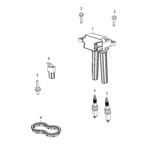 1987 Dodge Ram 50 Stud M8X1.25X50.0 Capacitor To Cylinder Block Diagram for 6511293AA