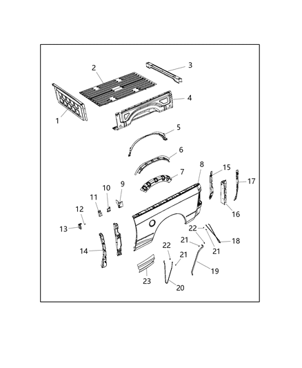 Sill Box Diagram for 55275531AF