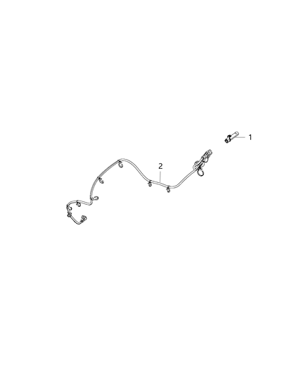 1984 Dodge Ramcharger Cord Engine Block Heater Diagram for 68357703AC