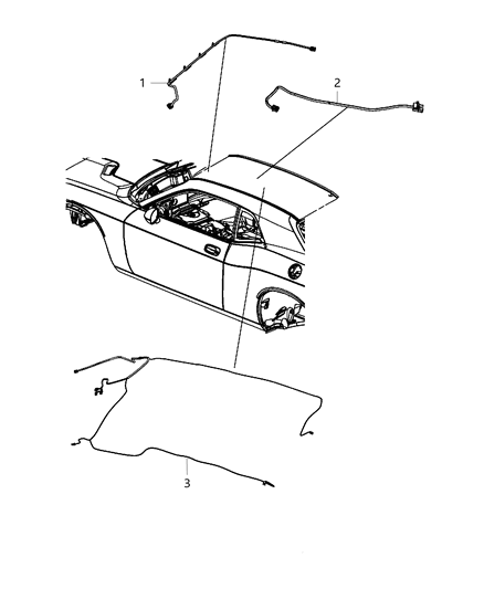 1997 Dodge B1500 Wiring Jumper Mirror Diagram for 68270802AB