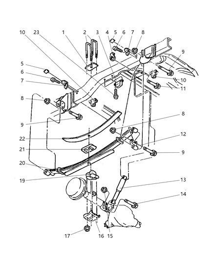 Screw Hexagon Head Diagram for 6101223