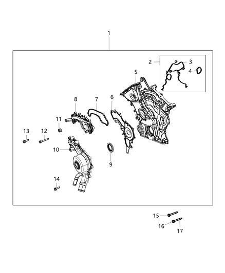 Crossover Coolant Diagram for 4893943AB