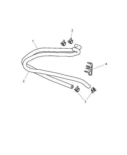 Hose Heater Supply Diagram for 55038128AC