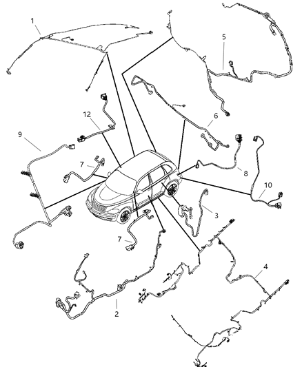 Wiring Underbody Diagram for 5085366AB