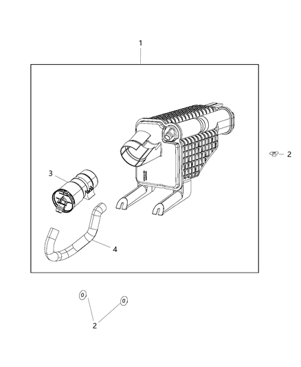 2008 Jeep Compass Canister Assembly Vapor Diagram for 52029781AB