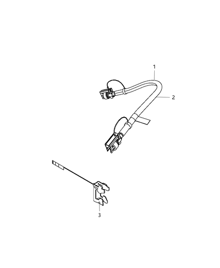 1989 Dodge Aries Bundle Fuel Line Diagram for 52100320AD