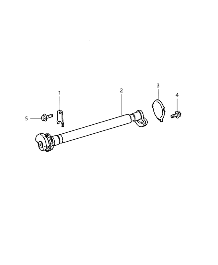2007 Dodge Ram 3500 Cover Balance Shaft Diagram for 5175362AB