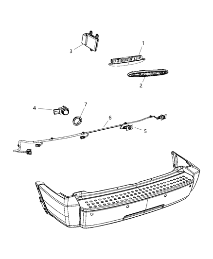 Ring Decoupler Sensor Diagram for 68003932AA