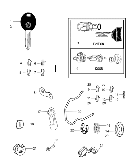Module Immobilizer System Diagram for 4686961AF