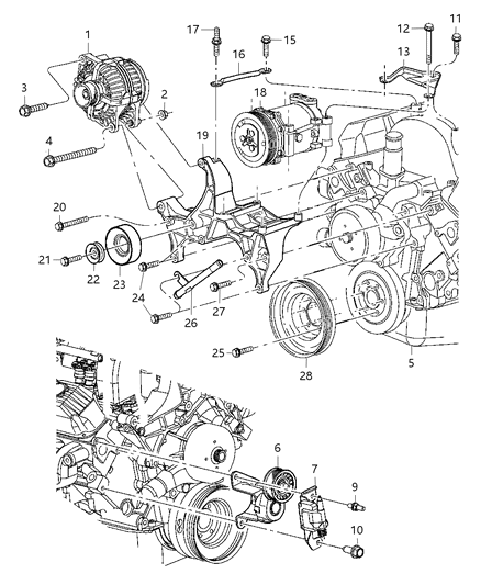 Coil Ignition Diagram for 56028172AB