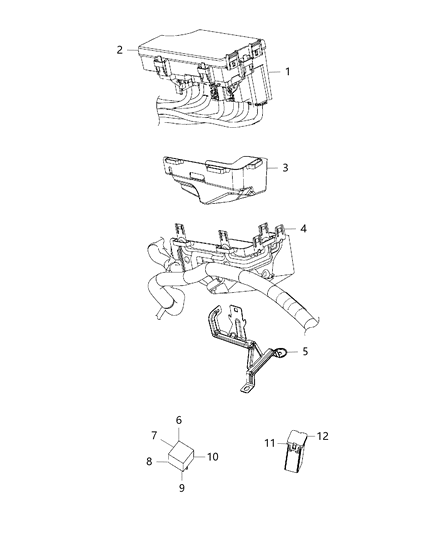 Module Totally Integrated Power Diagram for 68160791AB