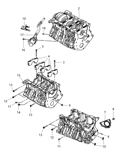 Connector Water Inlet Diagram for 4892312AC