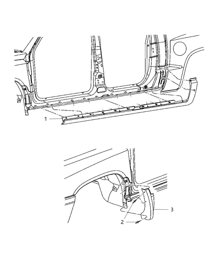 Cladding Sill Diagram for 5JL52TZZAD
