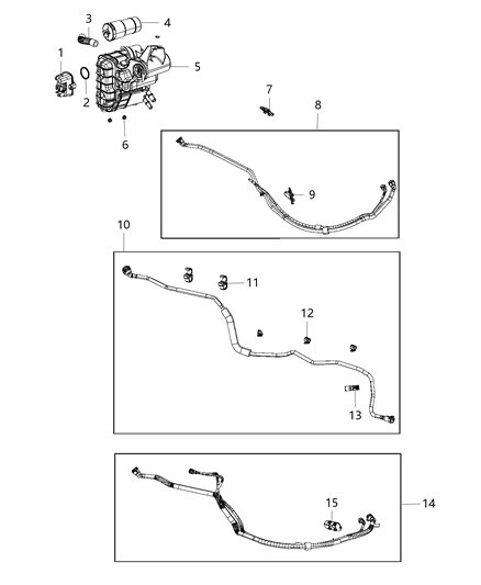 Canister Vapor Diagram for 68152022AB