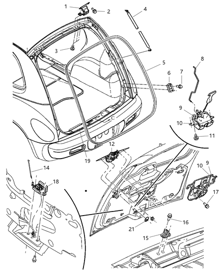 Propeller Liftgate Diagram for G0004564