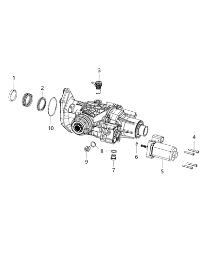 2008 Jeep Commander Seal Input Diagram for 68408748AA