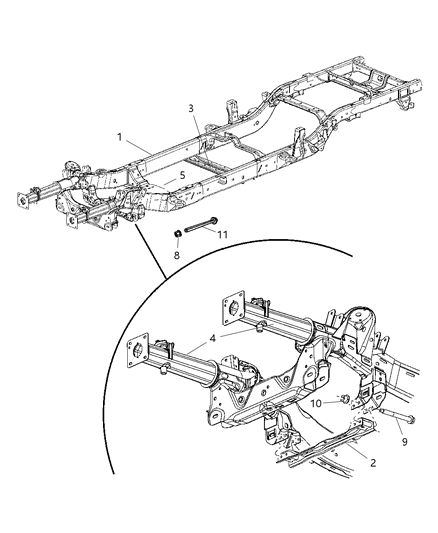 Frame Diagram for 68004265AA