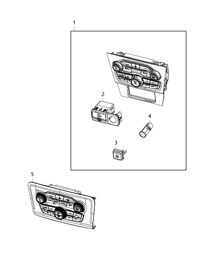1986 Dodge Ram 50 USB Charging Portion Diagram for 6BR46DX9AA