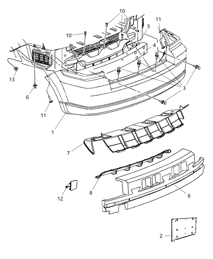 Panel Closeout Diagram for 5030284AB