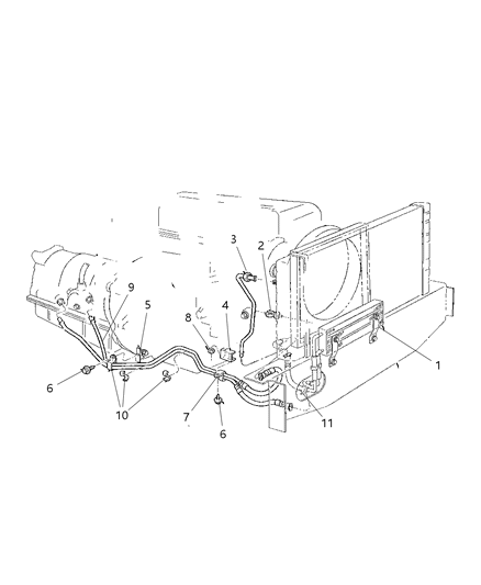 Tube And Hose Return Diagram for 52028567AC