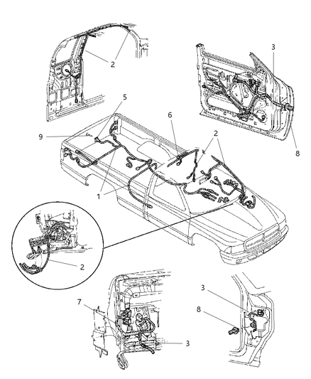 Harness Diagram for 5179986AA