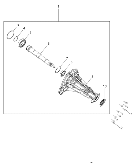 Bushing Diagram for 68040720AA