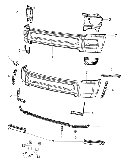 Pin Push M10X12.50 Diagram for 6509134AA