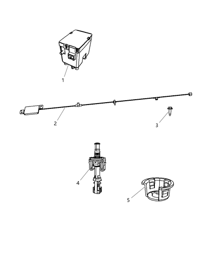 2012 Ram 2500 Bracket Switch Diagram for 68050985AA