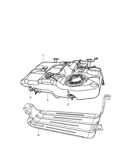 Tank Fuel Diagram for 5105136AF