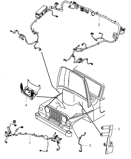 1991 Dodge D250 Bracket Wiring Diagram for 56055628AC