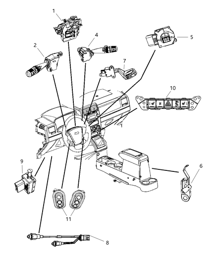 1993 Dodge D250 Switch Clutch Starter Interlock Diagram for 5026410AA