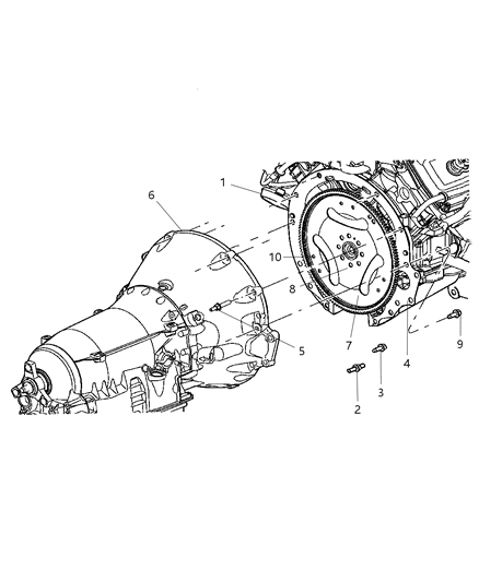 Cover Transmission Dust Diagram for 4591948AB