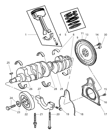 1998 Chrysler Concorde Converter, Torque, Lock - Up Diagram for R2118506AB