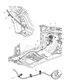 Chrysler Concorde Parking Brake Cable Diagram - 4779183AA