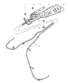Jeep Parking Brake Cable Diagram - 52128511AF