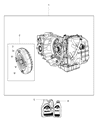 Dodge Journey Torque Converter Diagram - RL070538AB