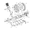 Dodge Charger Torque Converter Diagram - 68004096AA