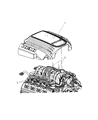 Dodge Engine Cover Diagram - 4593557AE