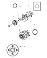 Dodge Caliber Flywheel Diagram - 53010352AC