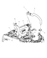 Jeep Air Intake Coupling Diagram - 55038729AA