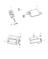 Chrysler 200 Antenna Diagram - 68245867AB