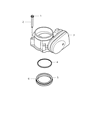 Dodge Ram 2500 Throttle Body Diagram - 68027034AB