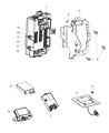 Dodge Body Control Module Diagram - 68199631AE