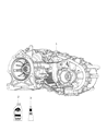 2022 Jeep Wrangler Transfer Case Diagram - 68240450AC